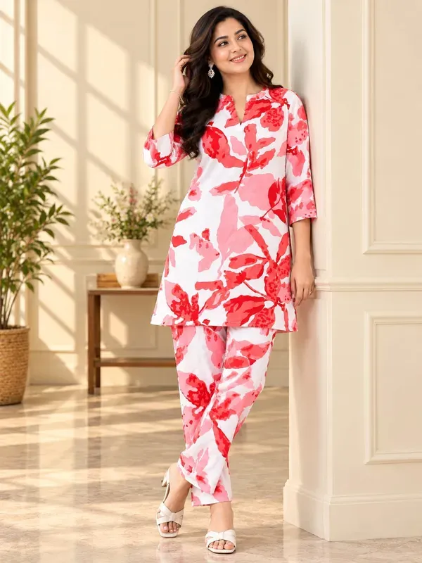 Gajari_Printed_Tunic_With_Trousers_Co_Ord_Set