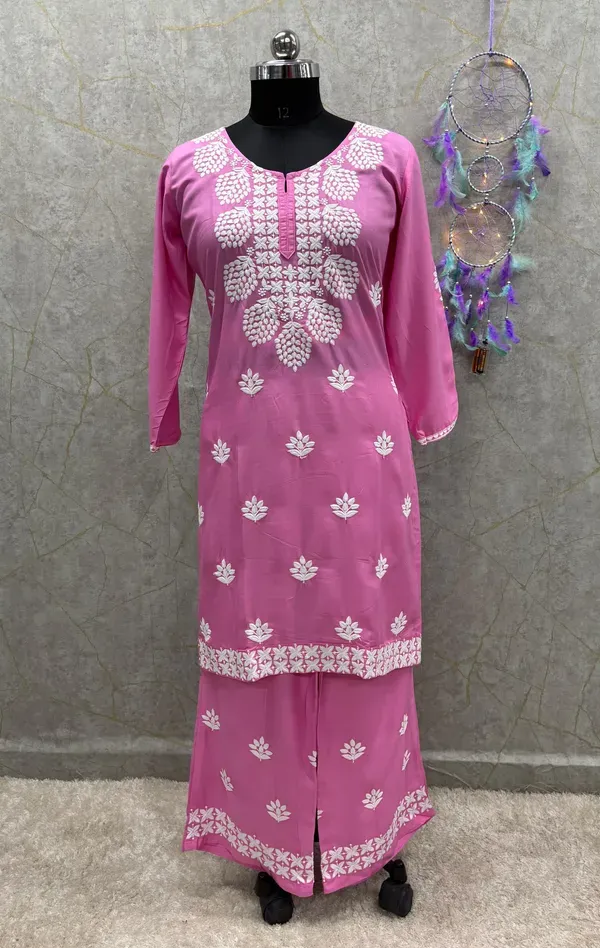 Baby_Pink_Kurti_And_Plazzo_Set