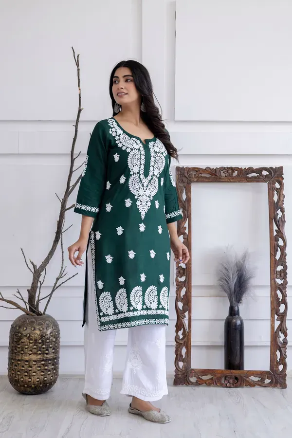 Green_Trendy_Fashionable_Kurtis