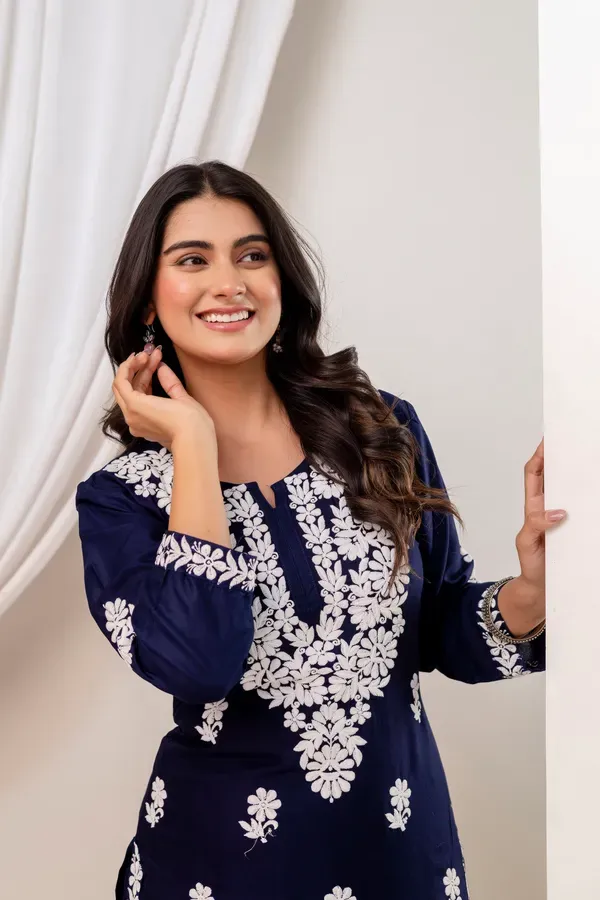 Blue_Trendy_Kurti_Set_For_Women
