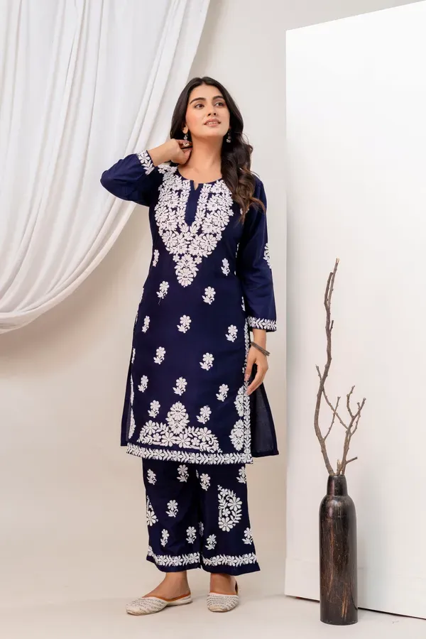 Blue_Trendy_Kurti_Set_For_Women