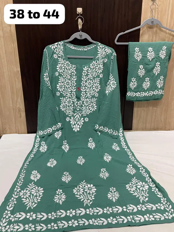 Rama_Green_Premium_Very_Soft_Breathable_Modal_Plazzo_Set_With_Chikankari_Work