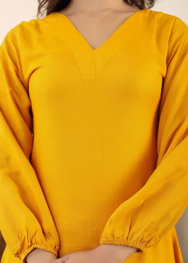 Yellow_Rayon_Chikankari_Kurta_Palazzo_Set_For_Women