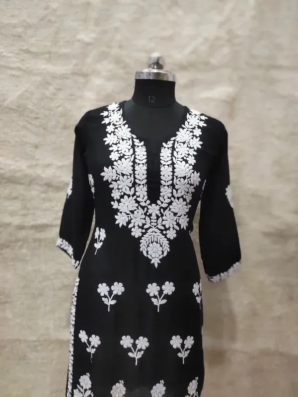 Black_Womens_Indian_Model_Kurti_Beautiful_Work_Entice_Wear