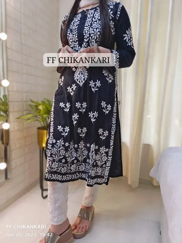 Black_Womens_Indian_Model_Kurti_Beautiful_Work_Entice_Wear