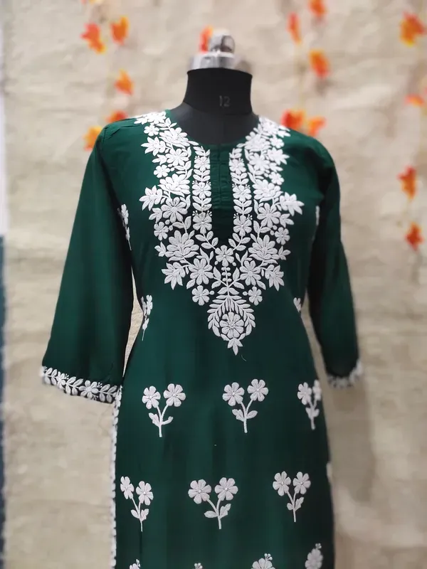 Green_Womens_Indian_Model_Kurti_Beautiful_Work_Entice_Wear