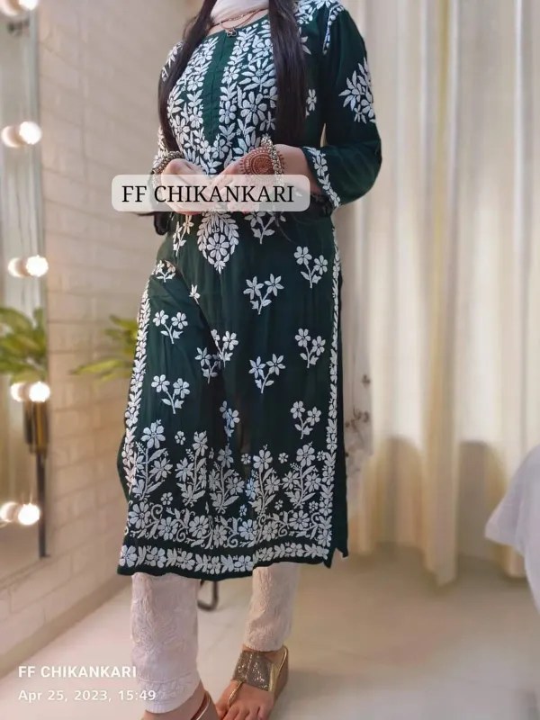 Green_Womens_Indian_Model_Kurti_Beautiful_Work_Entice_Wear