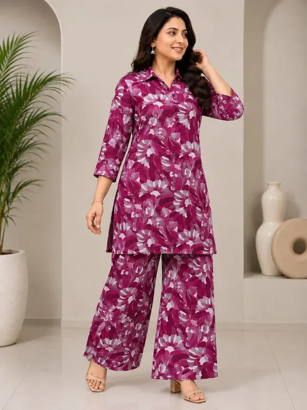 Purple_Beautiful_Cotton_Printed_Co_Ord_Set