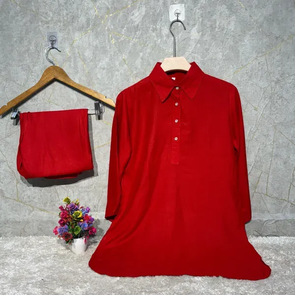 Red_Premium_Co_Ord_Set_For_Women