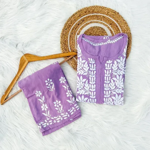 Light_Purple_Heavy_Rayon_Dyble_Set_Kurti_Palazzo_Set