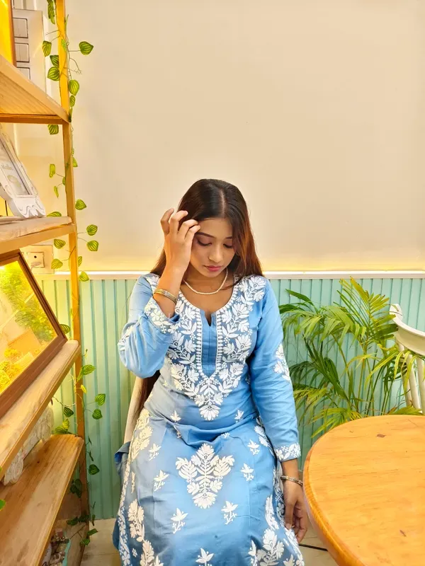 D_Sky_Chikankari_Reyon_Kurti_With_Afgani_Salwar_Suit