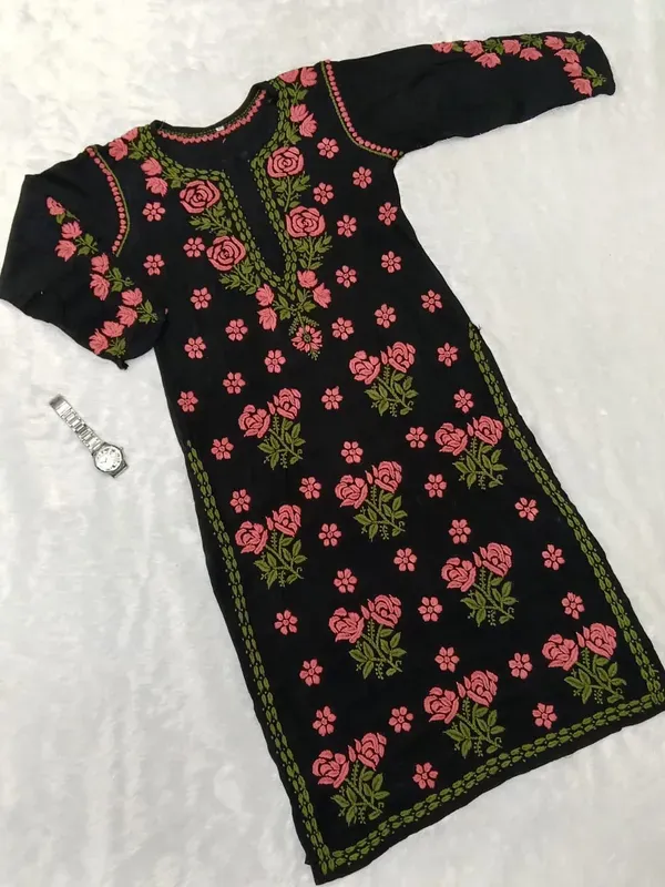 Black_Gajari_Festive_Special_Modal_Multi_Thread_Kurti