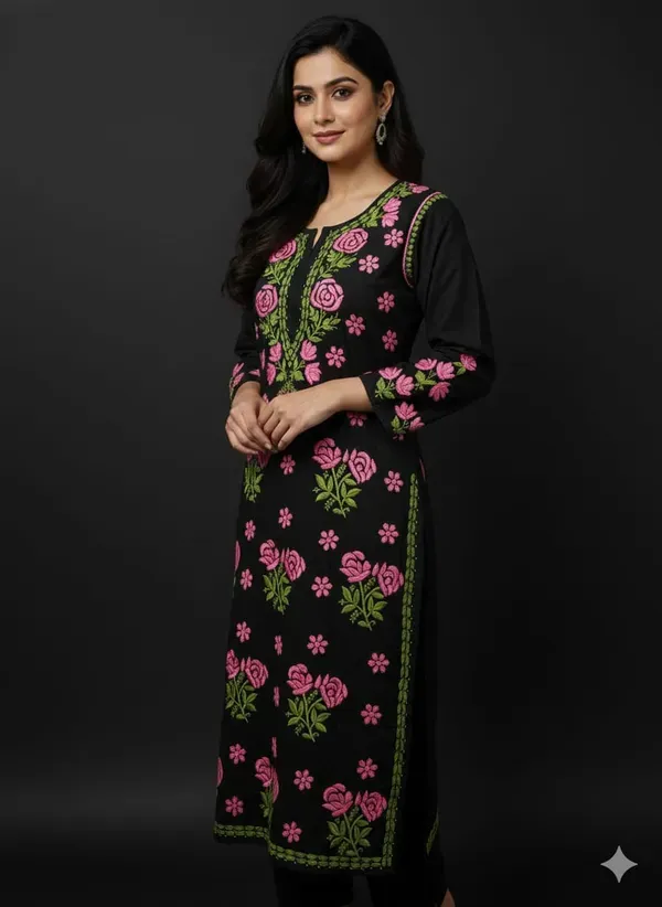 Black_Gajari_Festive_Special_Modal_Multi_Thread_Kurti