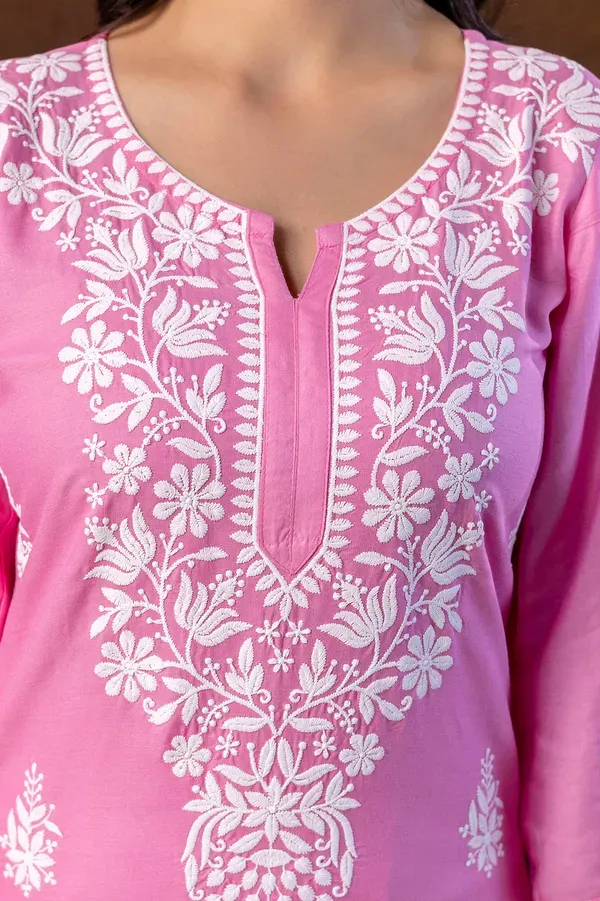 Pink_Women_S_Elegent_Kurti_Set_Kurti_Plazo_Set