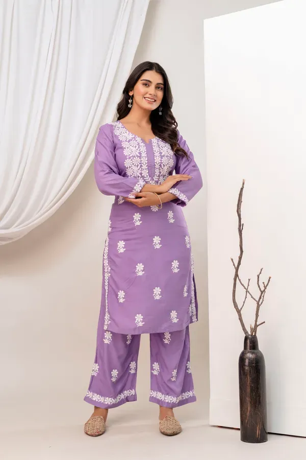 Light_Purple_Kurtis_Set_For_Women_Latest_Design