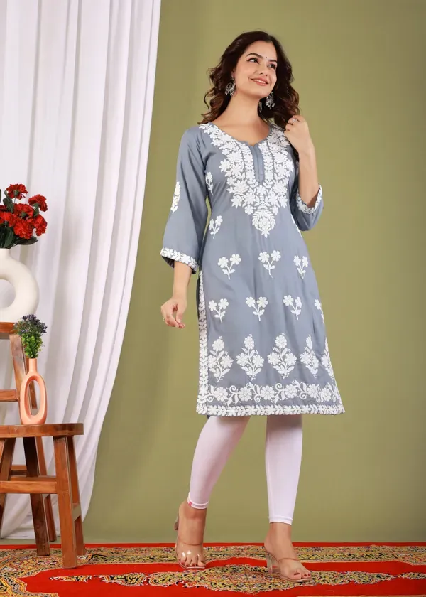 Grey_Primum_Modal_Kurta_For_Women