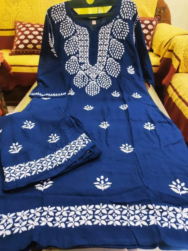 Blue_Kurti_And_Plazzo_Set