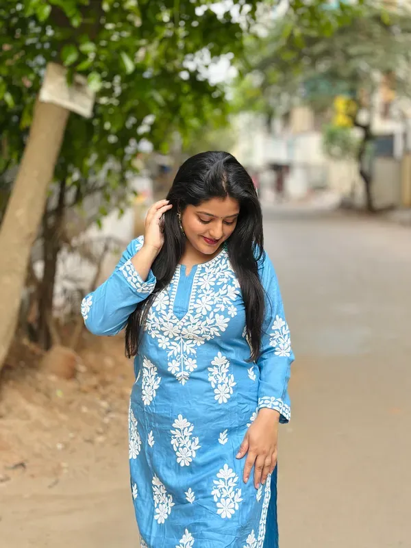 D_Sky_Rayon_Cotton_Chikankari_Kurta_With_Palazzo_For_Women
