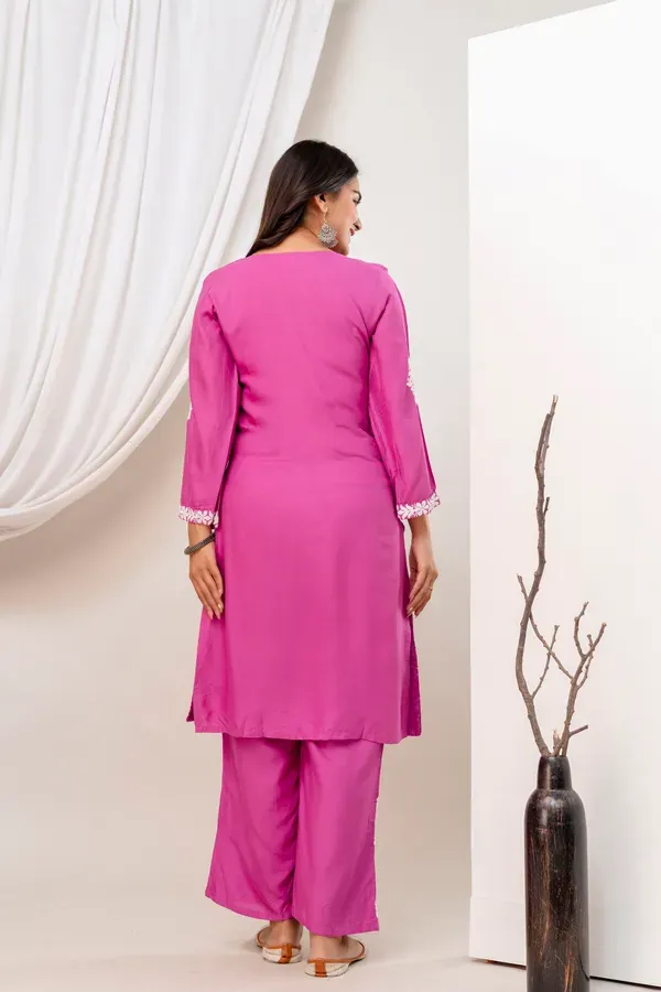 Magenta_Trendy_Kurti_Set_For_Women