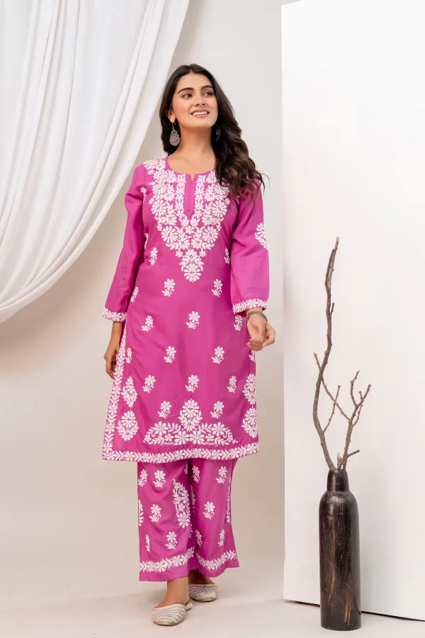 Magenta_Trendy_Kurti_Set_For_Women