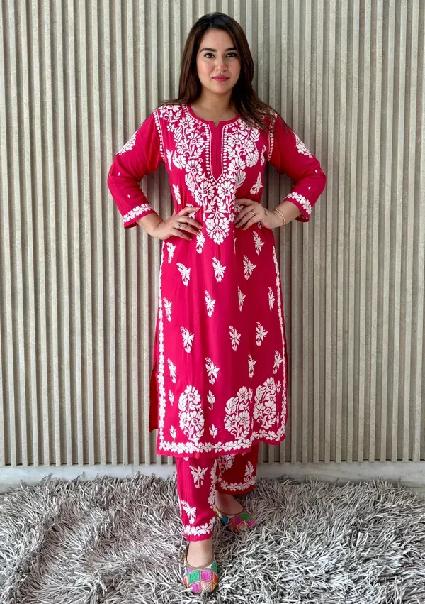 D_Pink_Chikankari_Beautiful_Heavy_Work_Rayon_Plazzo_Set