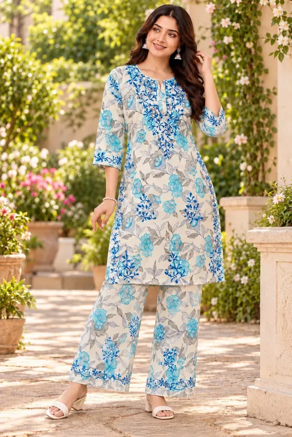 Firoji_Trending_Cotton_Printed_Kurta_Palazzo_Set