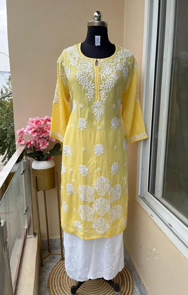 Lemon_Kurta_Set_With_Plazzo_For_Women