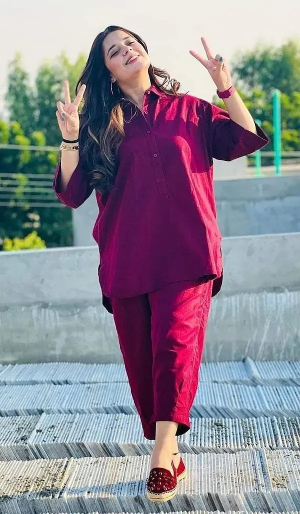 Maroon_Premium_Co_Ord_Set_For_Women