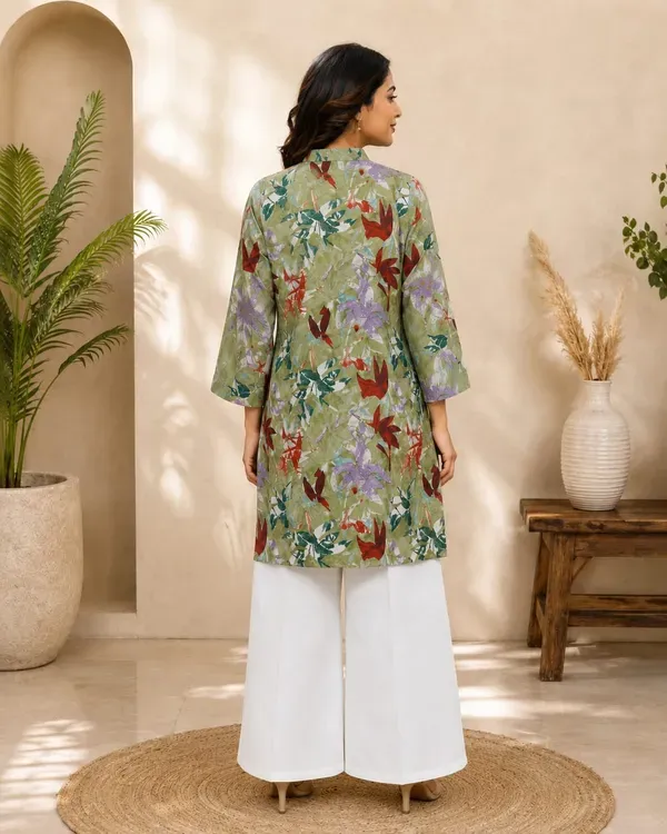 Green_Feastive_Special_Cotton_Print_Straight_Co_Ord_Set