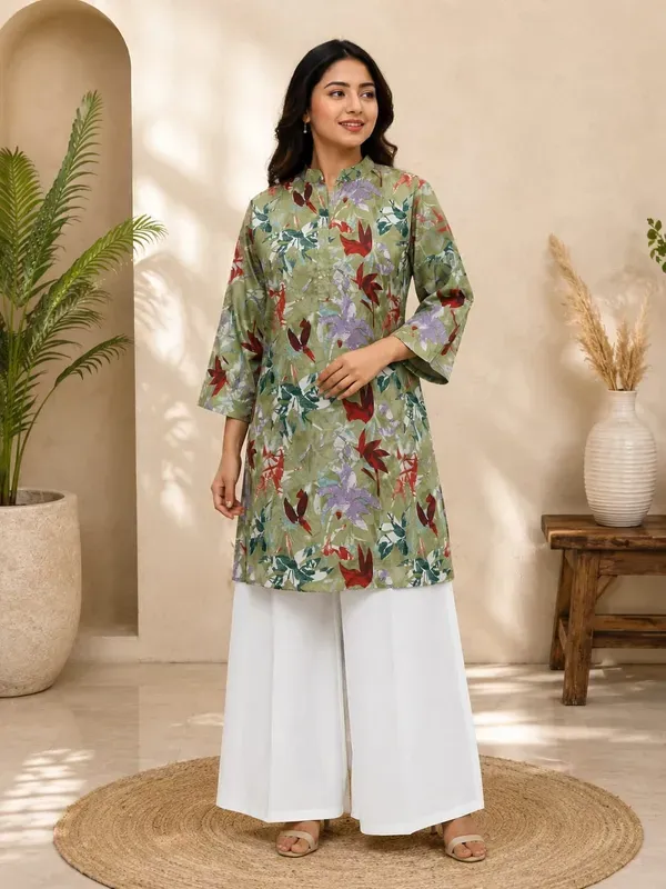 Green_Feastive_Special_Cotton_Print_Straight_Co_Ord_Set