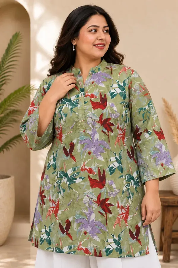 Green_Feastive_Special_Cotton_Print_Straight_Co_Ord_Set