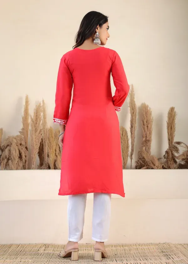 Gajari_Rayon_Chikankari_Kurti_With_Dupatta_And_Bottom_Wear_3_Piece_Set_For_Women