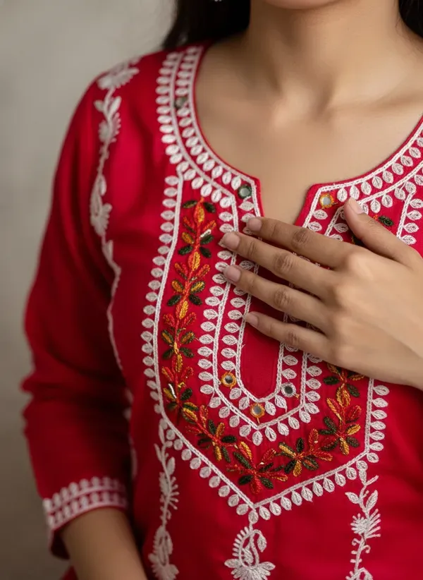 Gajari_Elegant_Chikankari_Kurta_With_Palazzo