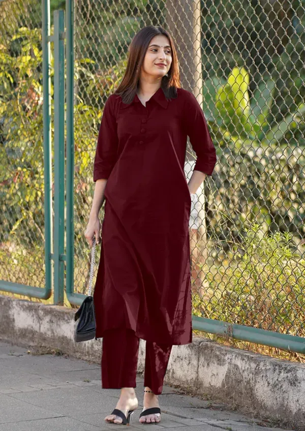 Maroon_Pant_Suit_Set_For_Women