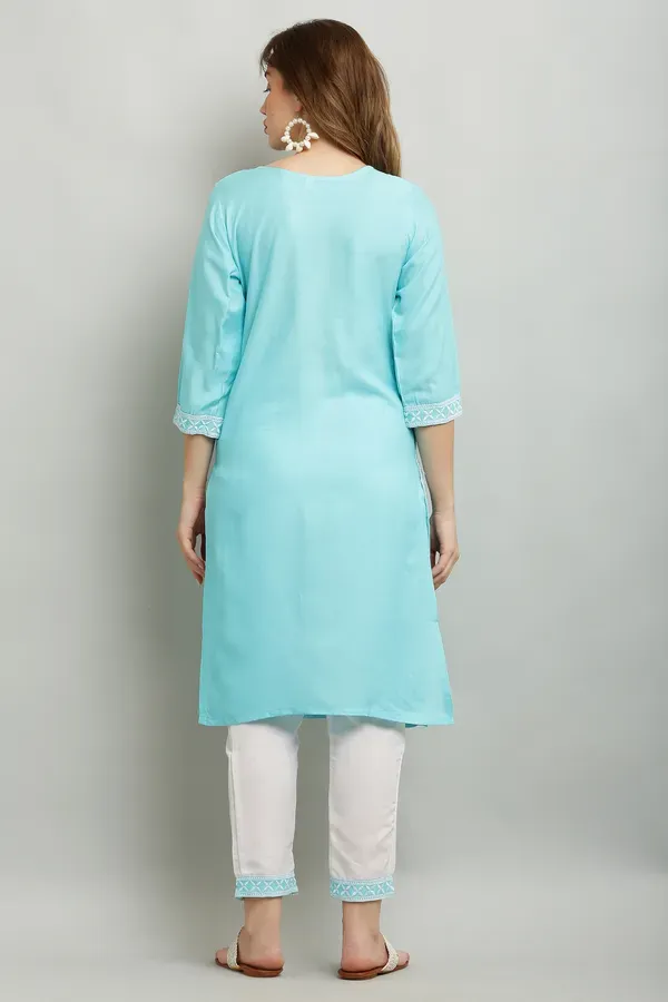 Firoji_Rayon_Kurti_With_Dupatta_And_Bottom_Wear_3_Piece_Set_For_Women