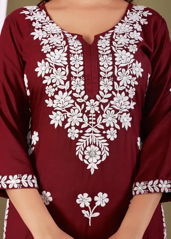 Wine_Primum_Modal_Kurta_For_Women