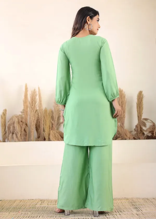 Pista_Rayon_Chikankari_Kurta_Palazzo_Set_For_Women