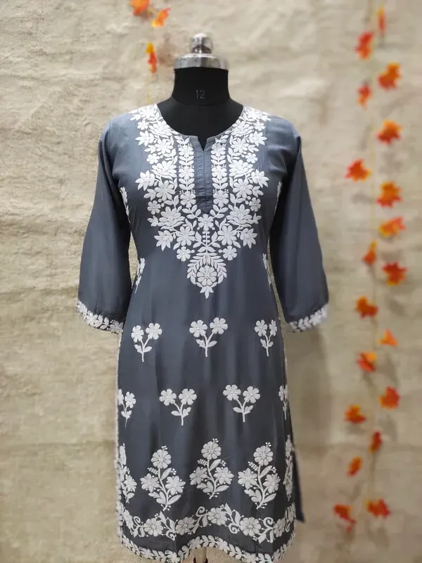 Grey_Womens_Indian_Model_Kurti_Beautiful_Work_Entice_Wear