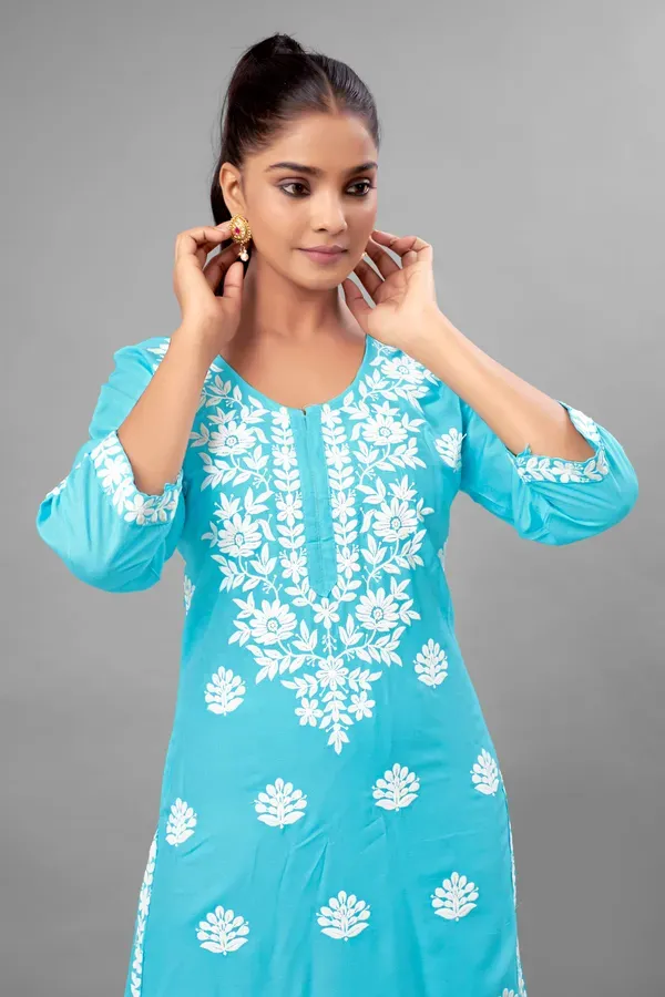 Firoji_Partywear_Chikankari_Straight_Kurta_Palazzo_Set_Readymade_For_Women