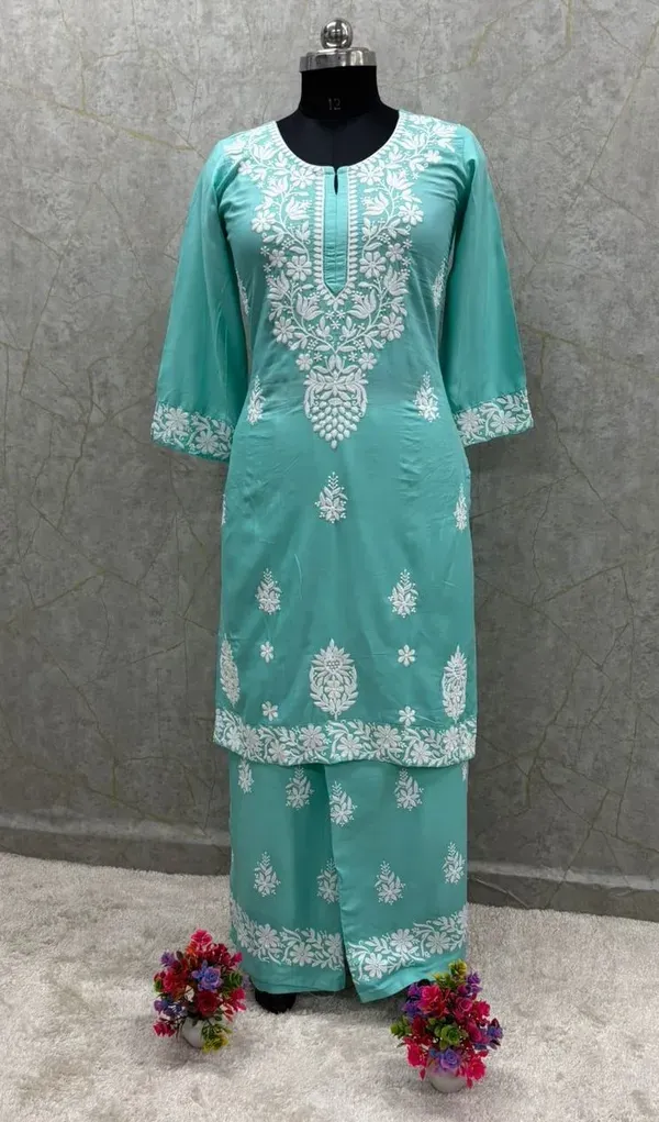 Pool_Chikankari_Straight_Kurta_Palazzo_Set_Readymade_For_Women