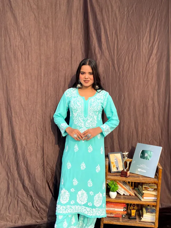 Pool_Chikankari_Straight_Kurta_Palazzo_Set_Readymade_For_Women