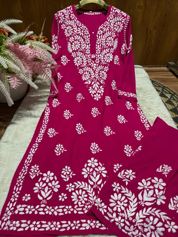 D_Pink_Chikankari_Premium_Beautiful_Designer_Heavy_Work_Modal_Kurti_And_Pla