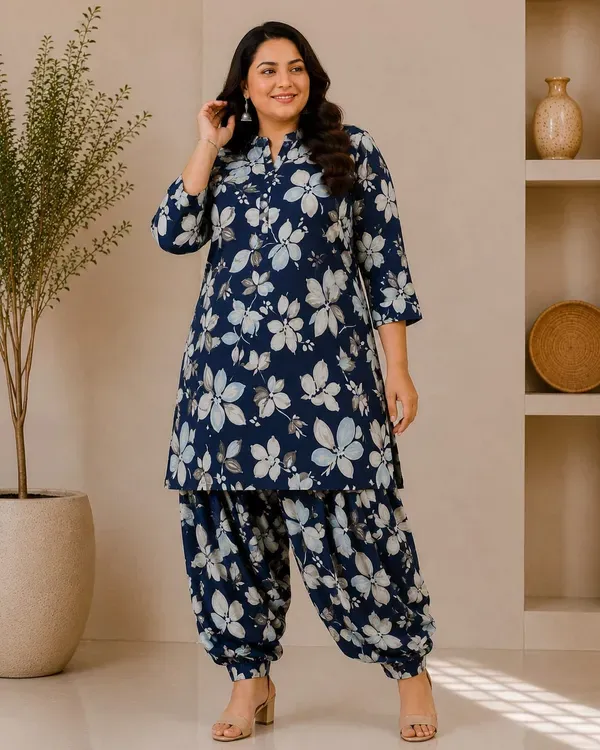 Blue_Cotton_Afgani_Co_Ord_Set