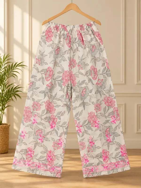 Pink_Premium_Cotton_Printed_Kurta_Palazzo_Set