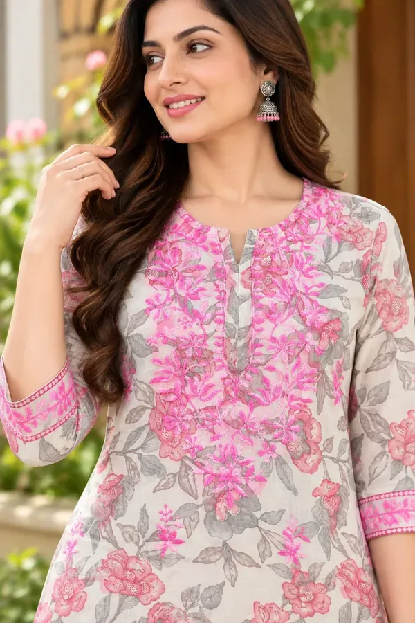 Pink_Premium_Cotton_Printed_Kurta_Palazzo_Set