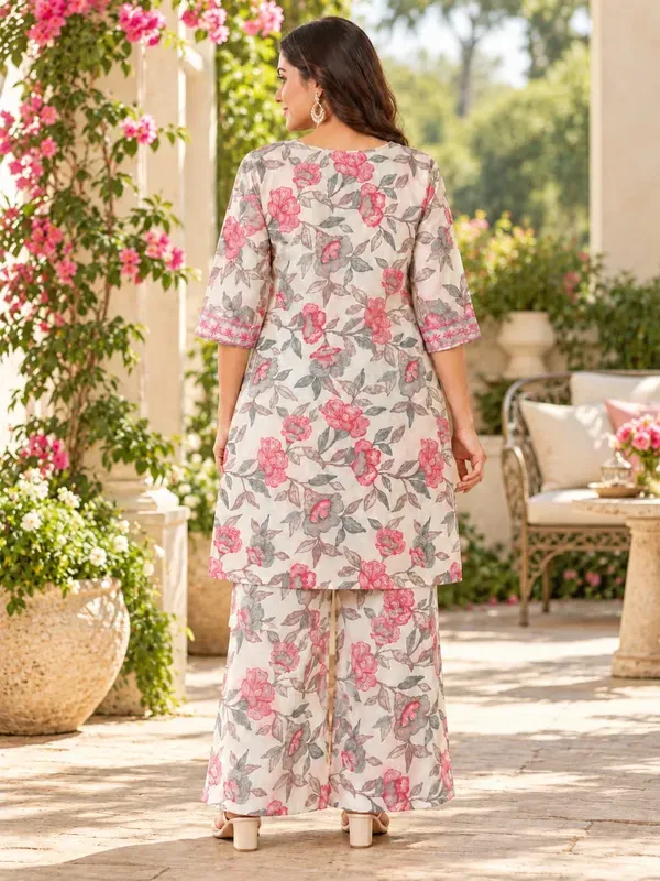 Pink_Premium_Cotton_Printed_Kurta_Palazzo_Set