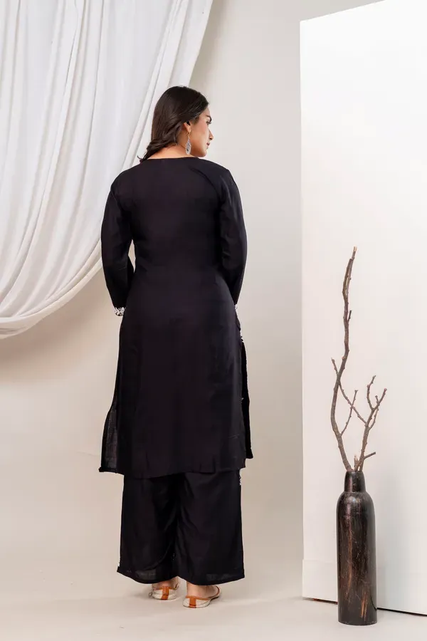 Black_Trendy_Kurti_Set_For_Women