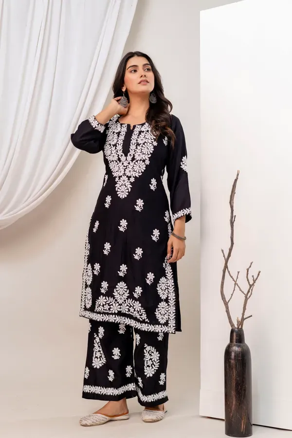 Black_Trendy_Kurti_Set_For_Women