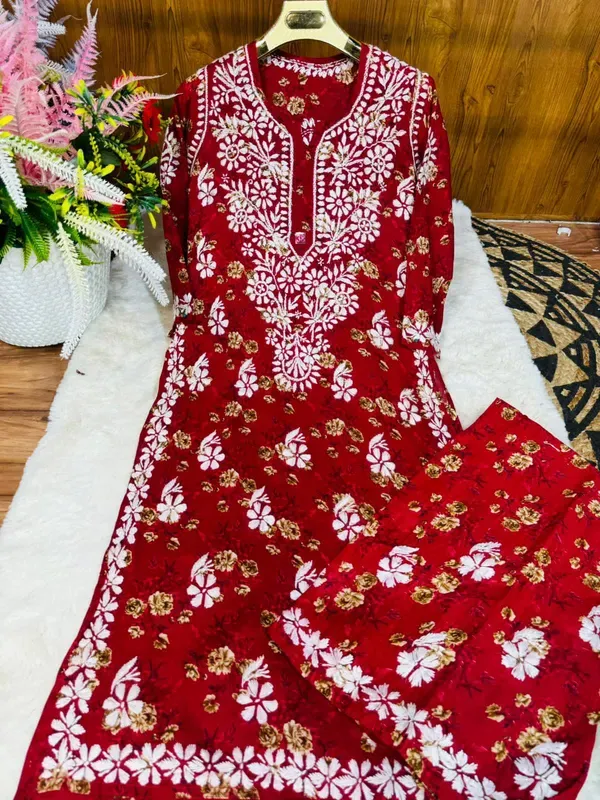 Red_Lucknowi_Chikankari_Premium_Mal_Mal_Latest_Print_Design_Plazo_Set