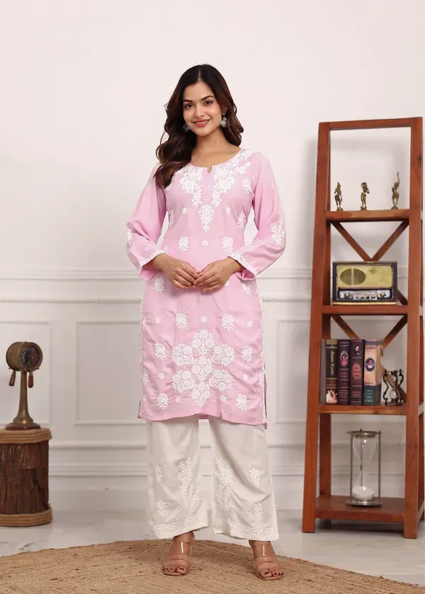 Baby_Pink_Ladies_Kurti_Set_Buy_Ladies_Kurti_Set_Online_In_India